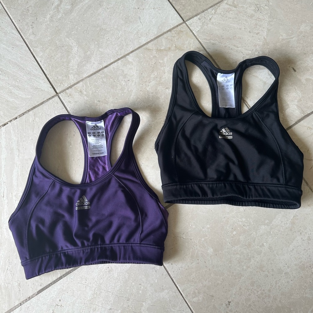 Adidas Sports Bras Small Bundle Lot of 2